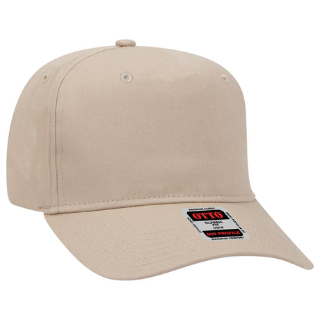 OTTO CAP 5 Panel Mid Profile Baseball Cap OTTO 31-538