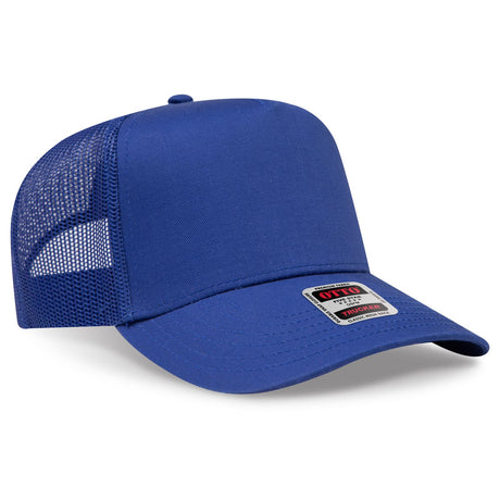 OTTO CAP 5 Panel Mid Profile Mesh Back Trucker Hat OTTO 32-285
