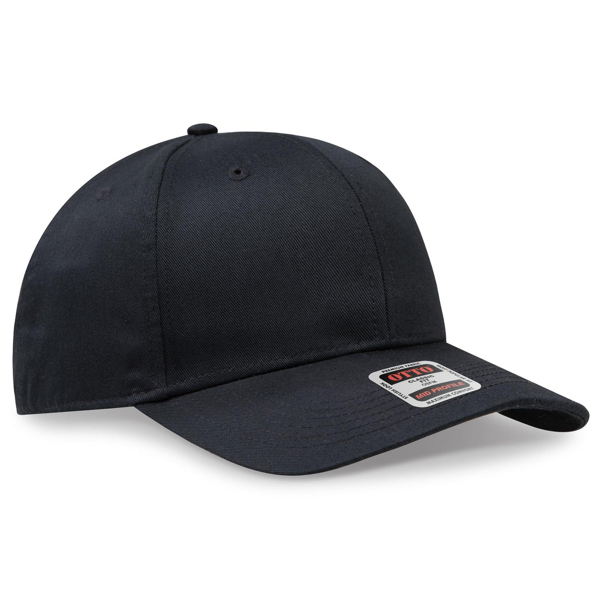OTTO CAP 6 Panel Mid Profile Baseball Cap OTTO 27-079