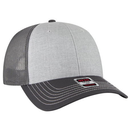 OTTO CAP 6 Panel Low Profile Mesh Back Trucker Hat OTTO 83-1239