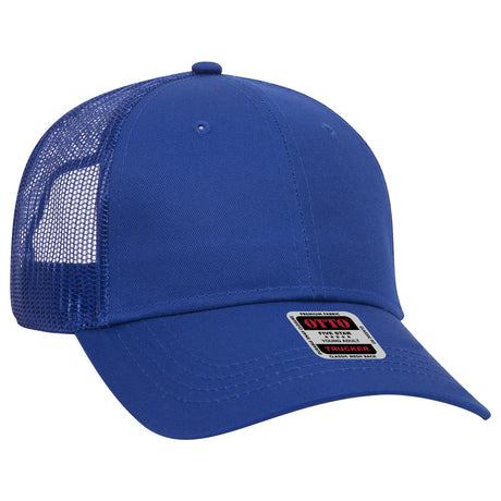 OTTO CAP 6 Panel Low Profile Mesh Back Trucker Hat OTTO 83-473