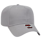 OTTO CAP 5 Panel Mid Profile Baseball Cap OTTO 31-069 Otto Cap 014 - Gray OSFM - Adult