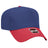 OTTO CAP 5 Panel Mid Profile Baseball Cap OTTO 31-069 Otto Cap 0201 - Red/Ryl OSFM - Adult