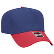 OTTO CAP 5 Panel Mid Profile Baseball Cap OTTO 31-069 Otto Cap 0201 - Red/Ryl OSFM - Adult