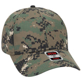OTTO CAP Camouflage 6 Panel Low Profile Baseball Cap OTTO 78-353