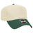 OTTO CAP 5 Panel Mid Profile Baseball Cap OTTO 31-069 Otto Cap 1731 - Dk.Grn/Natrl OSFM - Adult