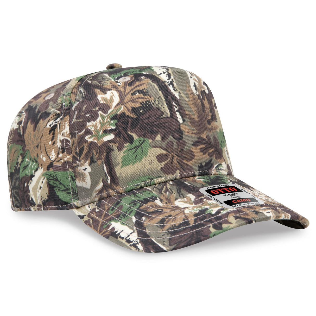 OTTO CAP Camouflage 5 Panel Mid Profile Baseball Cap OTTO 46-047