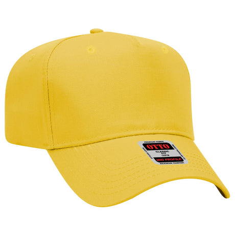 OTTO CAP 5 Panel Mid Profile Baseball Cap OTTO 31-069