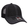 OTTO CAP 6 Panel Low Profile Mesh Back Trucker Hat OTTO 83-509