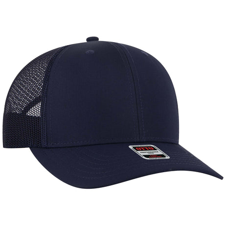 OTTO CAP 6 Panel Mid Profile Mesh Back Trucker Hat OTTO 112-3