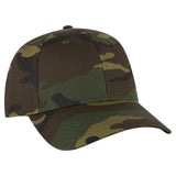 OTTO CAP Camouflage 6 Panel Low Profile Baseball Cap OTTO 78-353