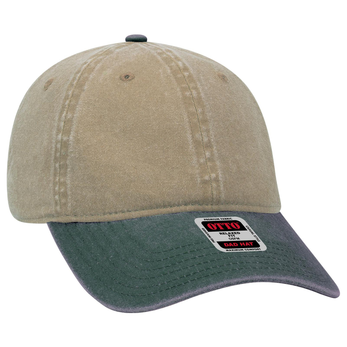 OTTO CAP 6 Panel Low Profile Dad Hat OTTO 18-202