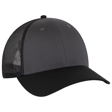 OTTO CAP 6 Panel Low Profile Mesh Back Trucker Hat OTTO 83-473