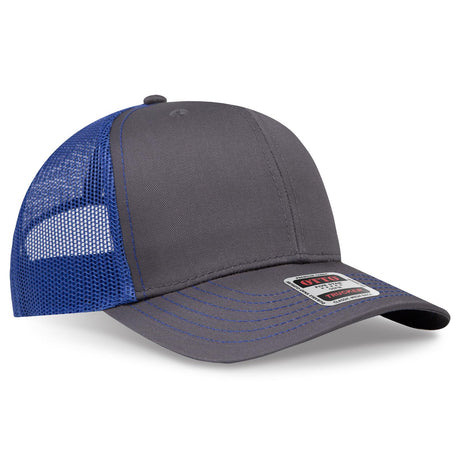 OTTO CAP 6 Panel Mid Profile Mesh Back Trucker Hat OTTO 112-1