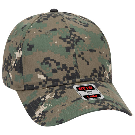 OTTO CAP Camouflage 6 Panel Low Profile Baseball Cap OTTO 78-353