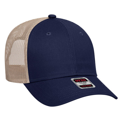 OTTO CAP 6 Panel Low Profile Mesh Back Trucker Hat OTTO 83-473