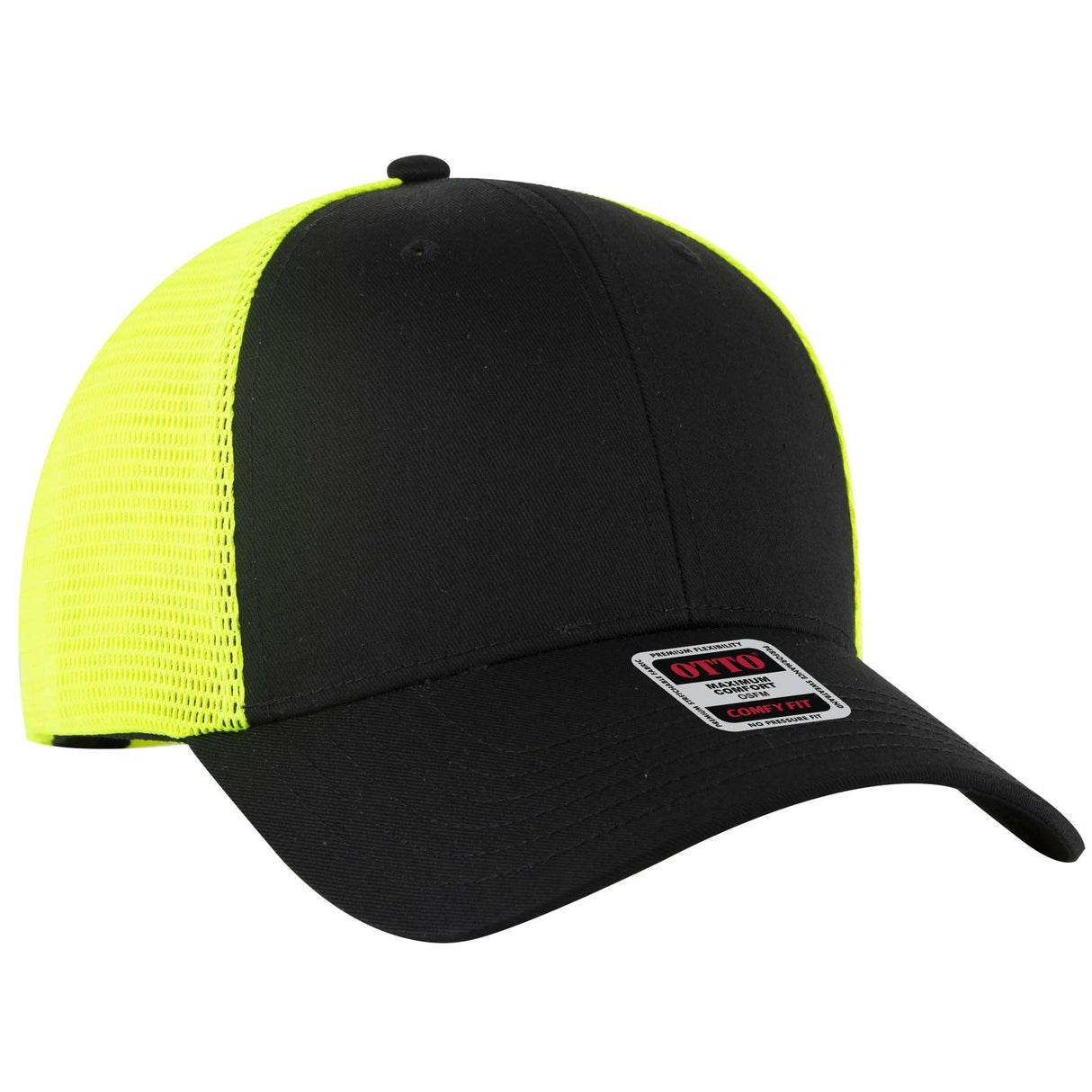 OTTO CAP "OTTO COMFY FIT" 6 Panel Low Profile Mesh Back Trucker Hat OTTO 83-2