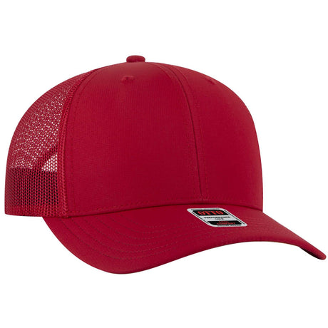 OTTO CAP 6 Panel Mid Profile Mesh Back Trucker Hat OTTO 112-3