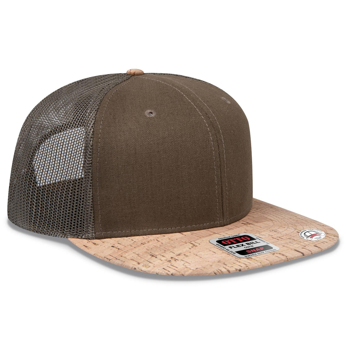 OTTO CAP "OTTO SNAP" 6 Panel Pro Style Mesh Back Trucker Snapback Hat OTTO 141-1070