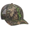 OTTO CAP Mossy Oak Camouflage Superior Polyester Twill 6 Panel Low Profile Mesh Back Trucker Hat OTTO 171-1292