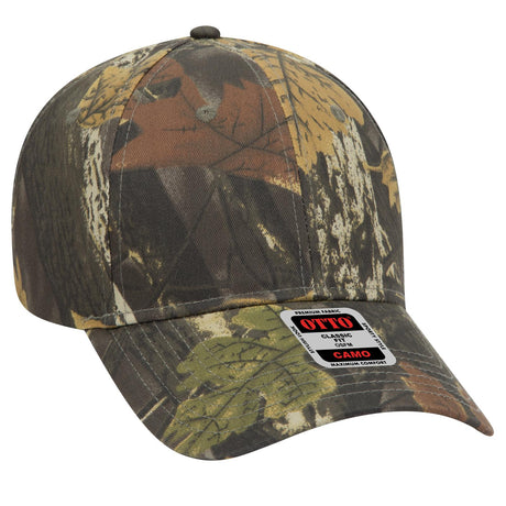 OTTO CAP Camouflage 6 Panel Low Profile Baseball Cap OTTO 78-353