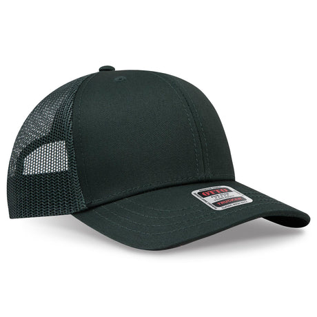 OTTO CAP 6 Panel Mid Profile Mesh Back Trucker Hat OTTO 112-1