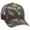 OTTO CAP Camouflage 6 Panel Low Profile Mesh Back Trucker Hat OTTO 105-1247