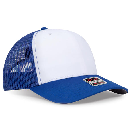 OTTO CAP Seamless 6 Panel Mid Profile Mesh Back Trucker Hat OTTO 1120-1