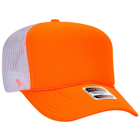 OTTO CAP 5 Panel High Crown Mesh Back Trucker Hat OTTO 39-165