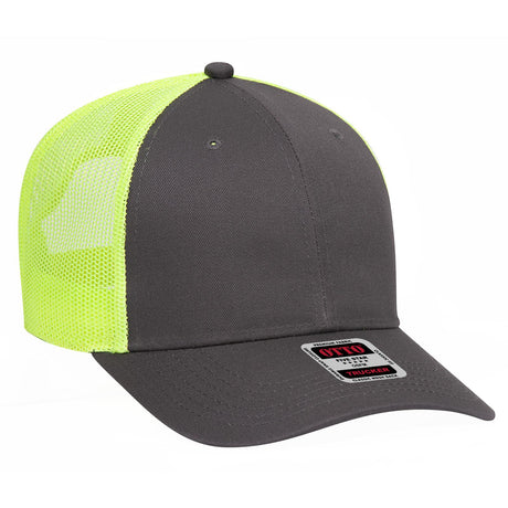 OTTO CAP 6 Panel Low Profile Mesh Back Trucker Hat OTTO 83-473