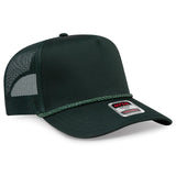 OTTO CAP 5 Panel Mid Profile Mesh Back Trucker Hat OTTO 39-071