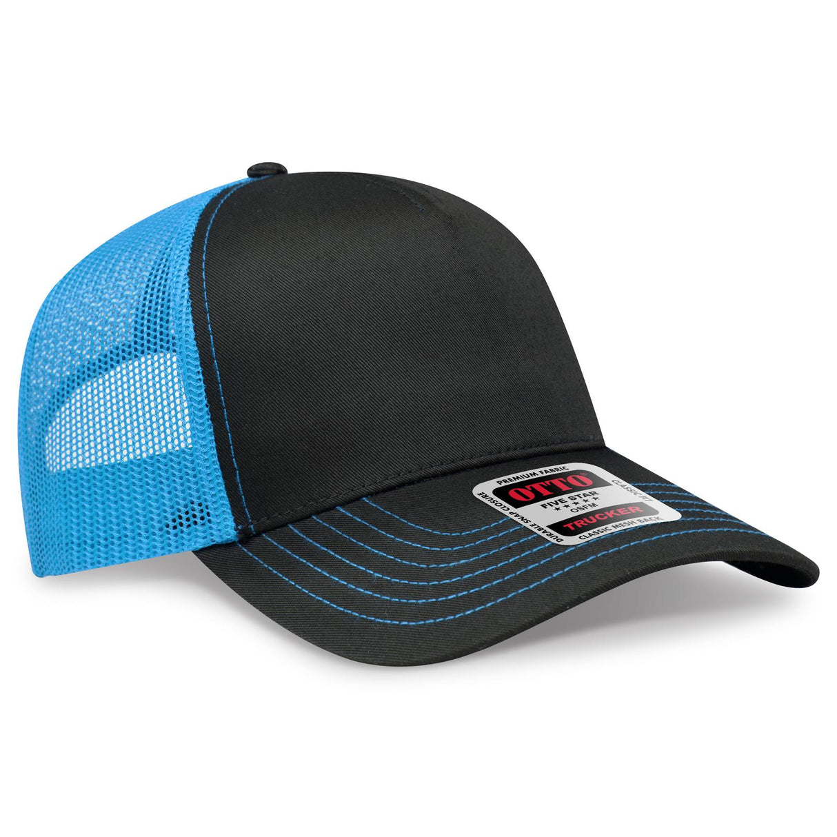 OTTO CAP 5 Panel Low Profile Mesh Back Trucker Hat OTTO 102-664