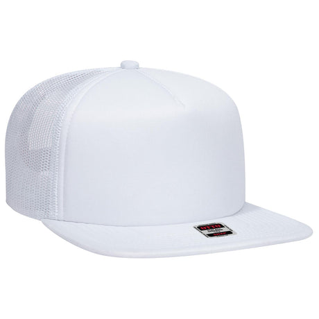 OTTO CAP "OTTO SNAP" 5 Panel Mid Profile Mesh Back Trucker Snapback Hat OTTO 164-1190