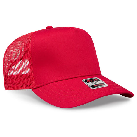 OTTO CAP 5 Panel Mid Profile Mesh Back Trucker Hat OTTO 32-285
