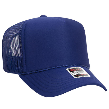 OTTO CAP 5 Panel High Crown Mesh Back Trucker Hat OTTO 39-165