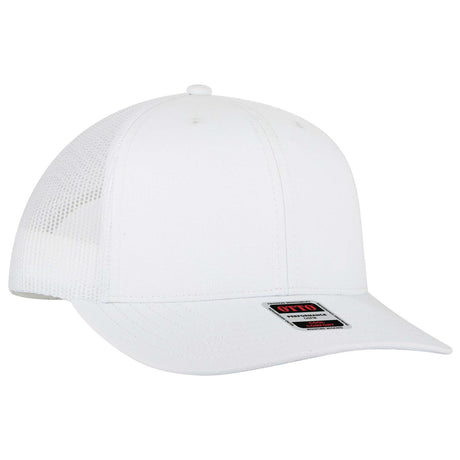 OTTO CAP 6 Panel Mid Profile Mesh Back Trucker Hat OTTO 112-3