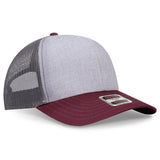 OTTO CAP 6 Panel Mid Profile Mesh Back Trucker Hat OTTO 112-1