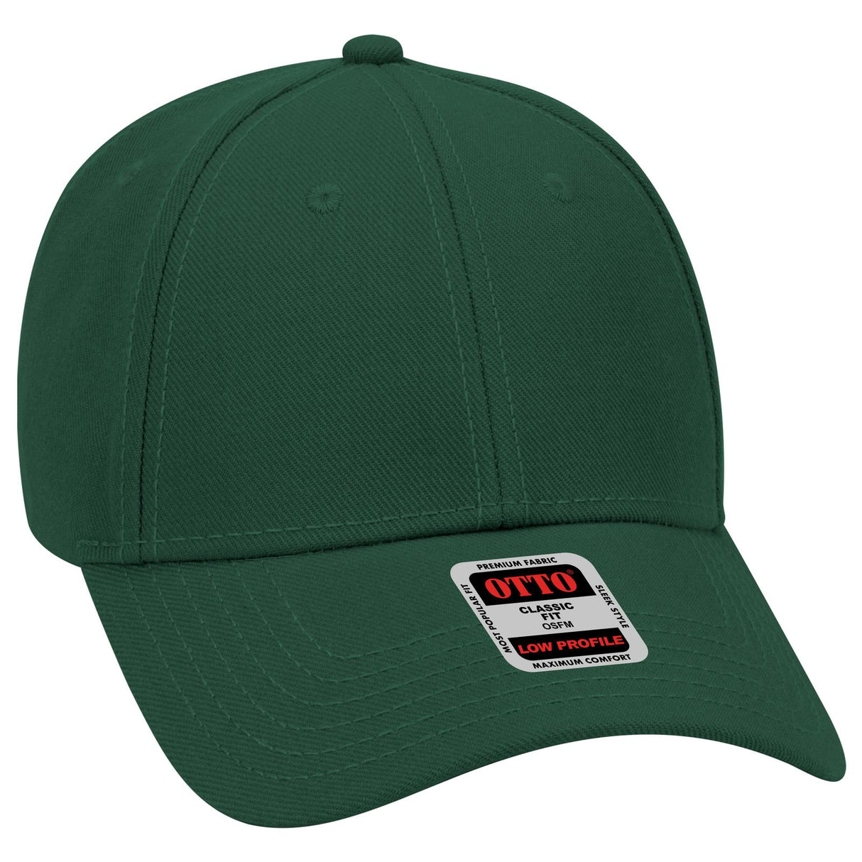OTTO CAP 6 Panel Low Profile Baseball Cap OTTO 19-304