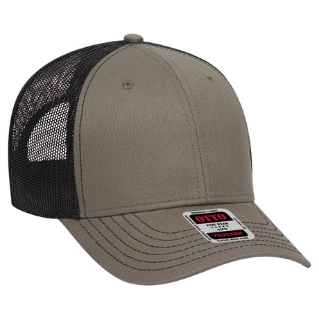 OTTO CAP 6 Panel Low Profile Mesh Back Trucker Hat OTTO 83-1239