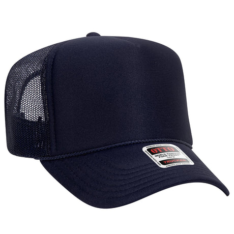 OTTO CAP 5 Panel High Crown Mesh Back Trucker Hat OTTO 39-165