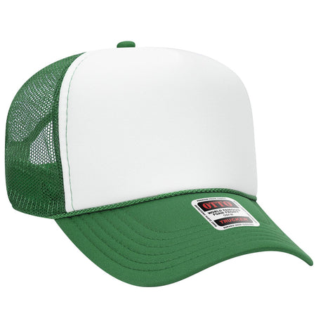 OTTO CAP 5 Panel Mid Profile Mesh Back Trucker Hat OTTO 32-467