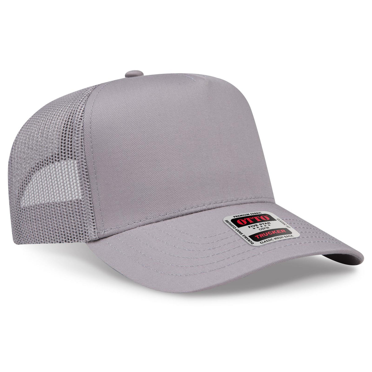 OTTO CAP 5 Panel Mid Profile Mesh Back Trucker Hat OTTO 32-285