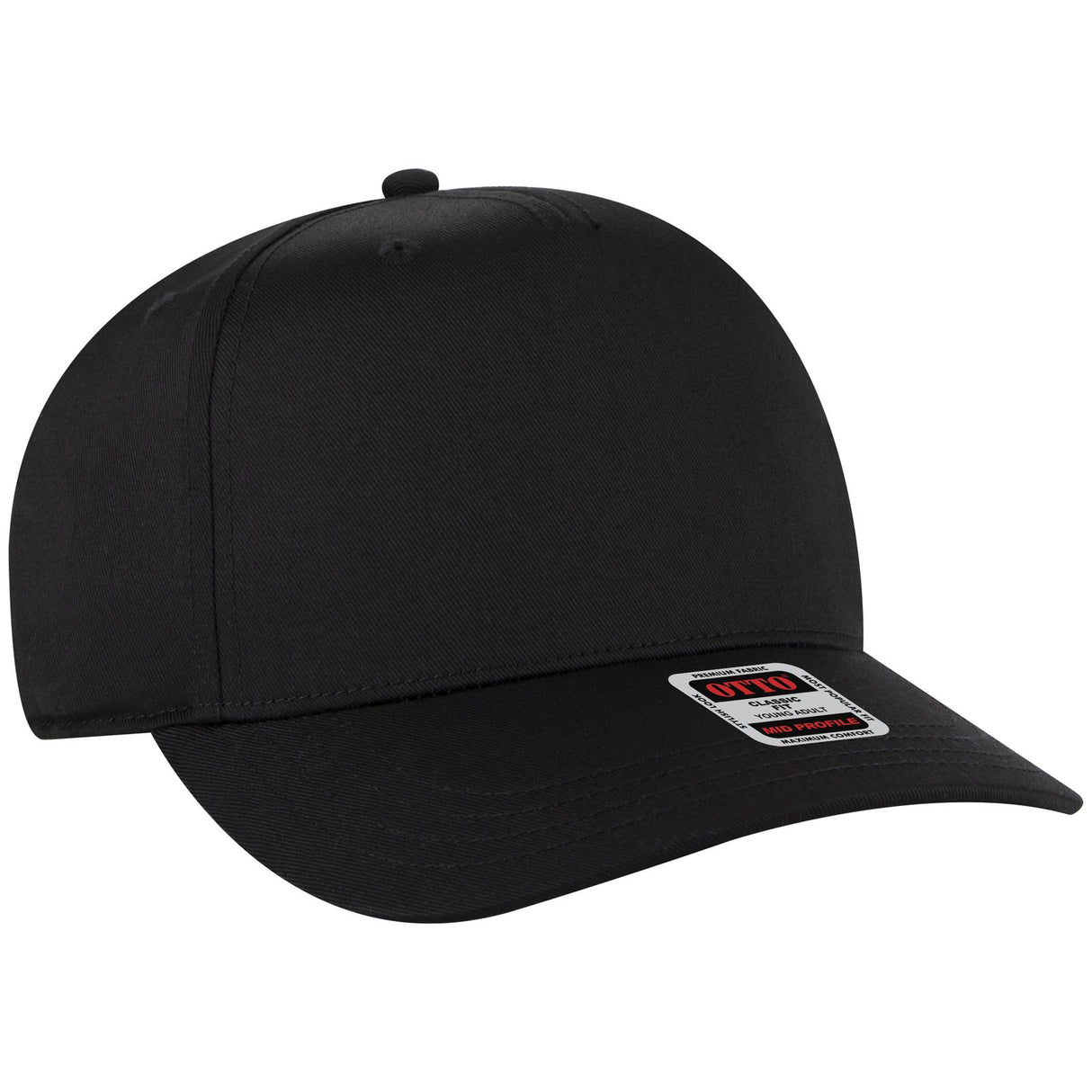 OTTO CAP 5 Panel Mid Profile Baseball Cap OTTO 31-069
