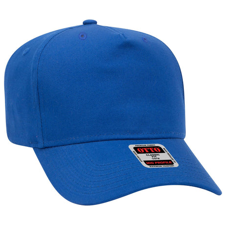 OTTO CAP 5 Panel Mid Profile Baseball Cap OTTO 31-538