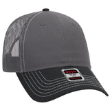 OTTO CAP 6 Panel Low Profile Mesh Back Trucker Hat OTTO 83-1239