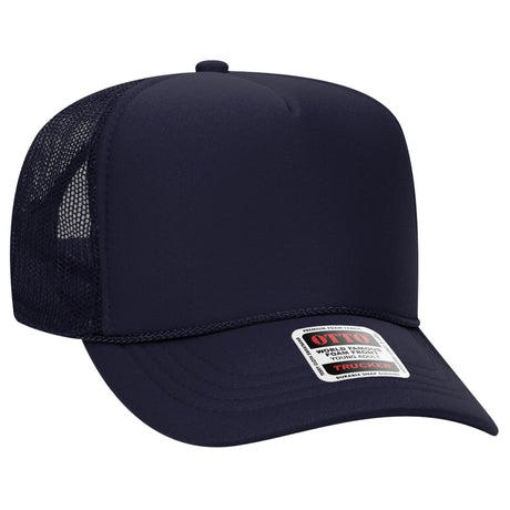 OTTO CAP 5 Panel High Crown Mesh Back Trucker Hat OTTO 39-165