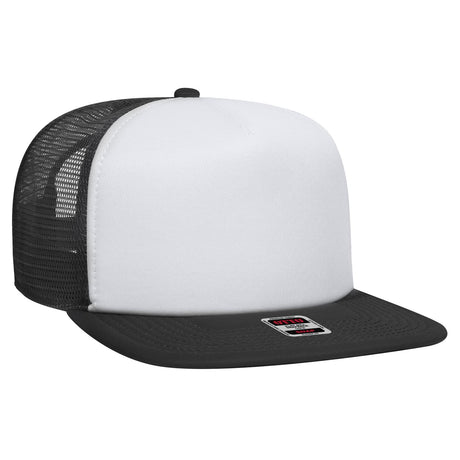 OTTO CAP "OTTO SNAP" 5 Panel Mid Profile Mesh Back Trucker Snapback Hat OTTO 164-1190