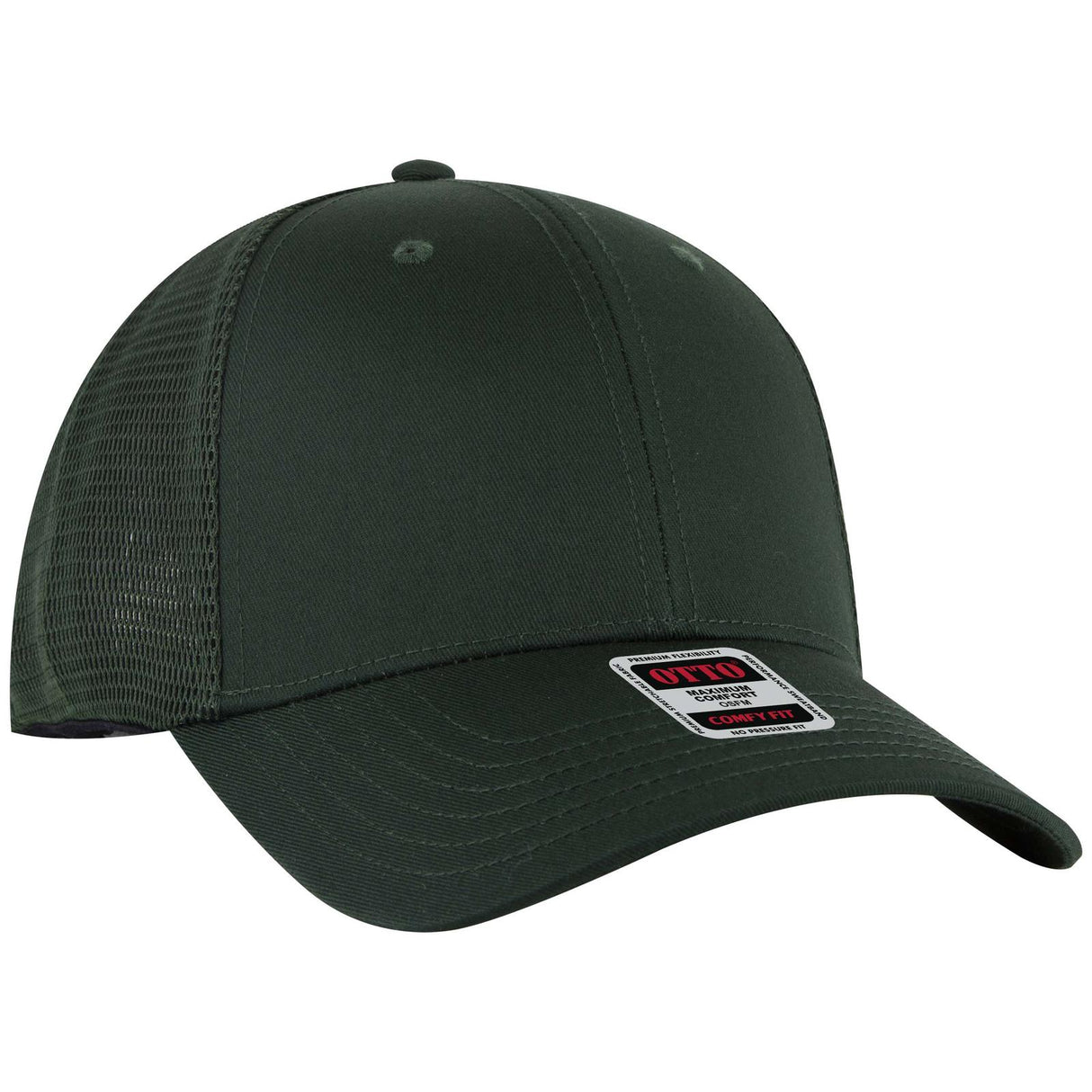 OTTO CAP "OTTO COMFY FIT" 6 Panel Low Profile Mesh Back Trucker Hat OTTO 83-2