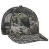 OTTO CAP Mossy Oak Camouflage Superior Polyester Twill 6 Panel Low Profile Mesh Back Trucker Hat OTTO 171-1292