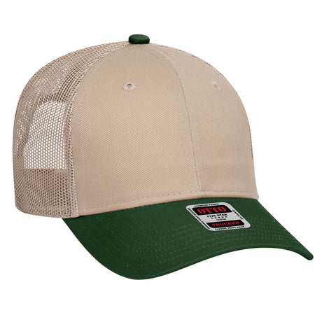 OTTO CAP 6 Panel Low Profile Mesh Back Trucker Hat OTTO 83-473
